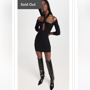 Elegant Black Off-Shoulder Dress